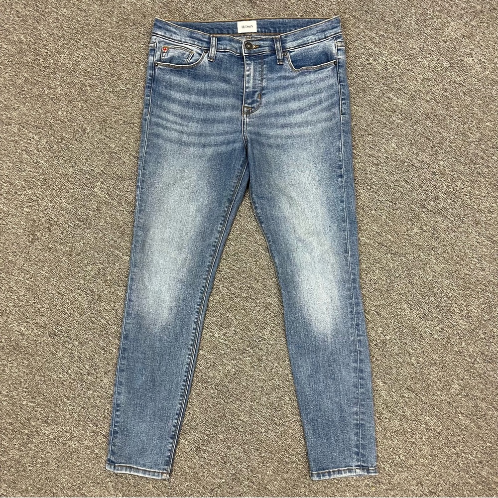Hudson Jeans Size 29 Natalie Super‎ Skinny Medium Wash Stretch Denim Flattering - Picture 2 of 9